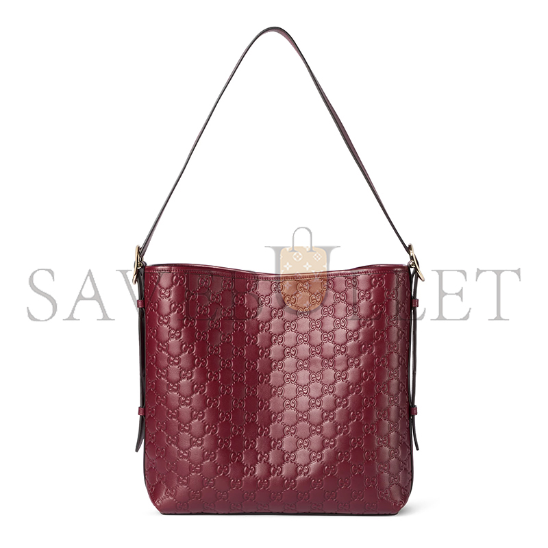 GUCCI GG EMBLEM MEDIUM SHOULDER BAG 847452 (30.5*30.5*9cm)